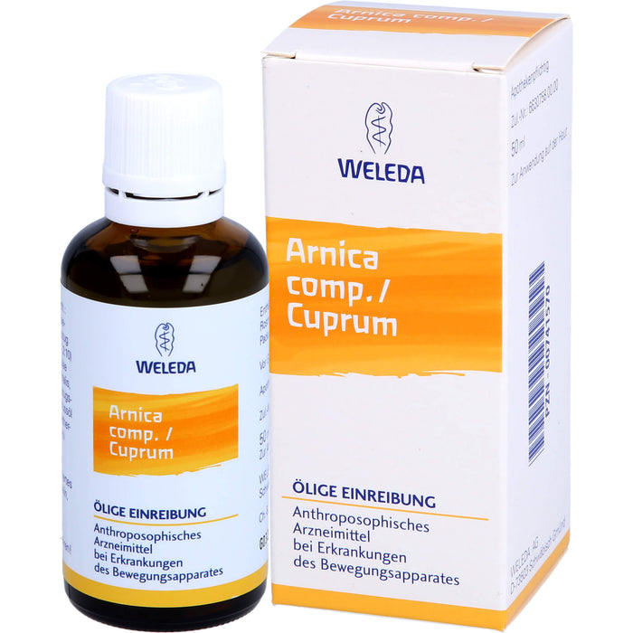 WELEDA Arnica comp. / Cuprum ölige Einreibung, 50 ml Liniment