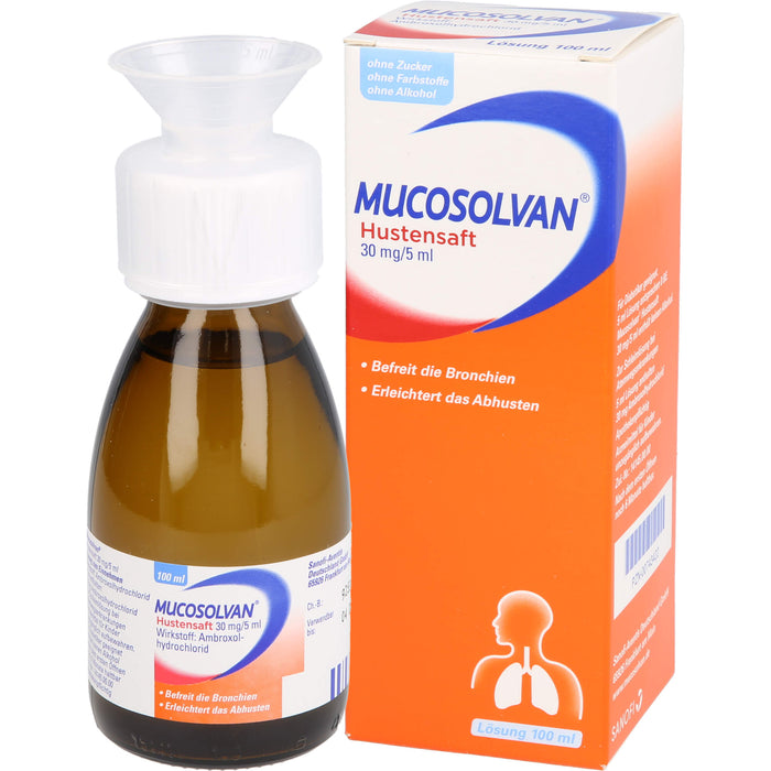 Mucosolvan Hustensaft, 100 ml Lösung