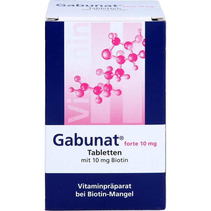 Gabunat forte 10 mg Tabletten mit Biotin bei Biotinmangel, 90 St. Tabletten