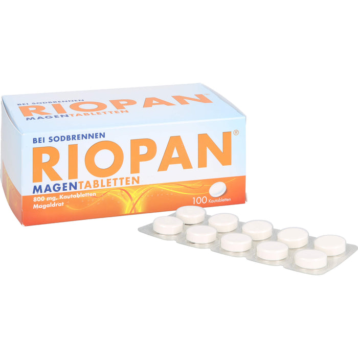 RIOPAN Magen-Kautabletten bei Sodbrennen, 100 pcs. Tablets