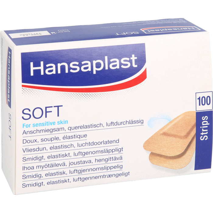 HANSAPLAST Soft Pflaster besonders hautfreundlich, 100 St. Pflaster