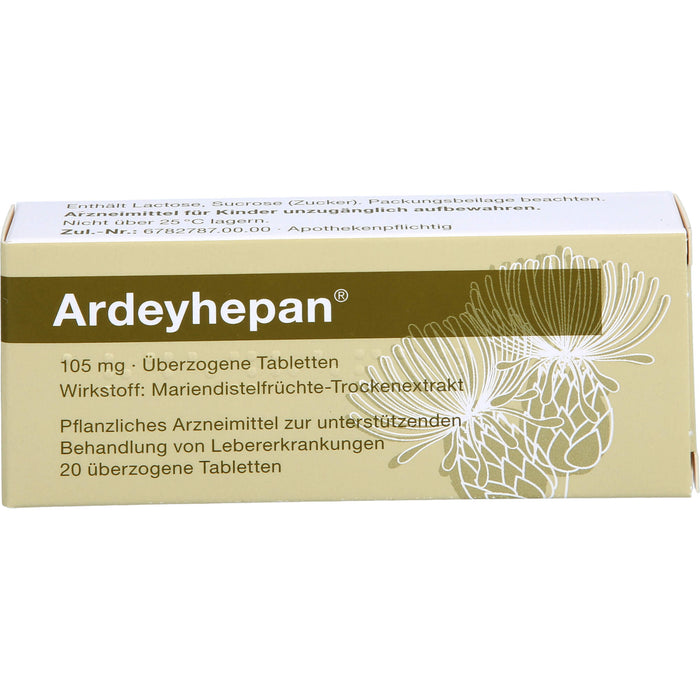 Ardeyhepan überzogene Tabletten, 20 pcs. Tablets