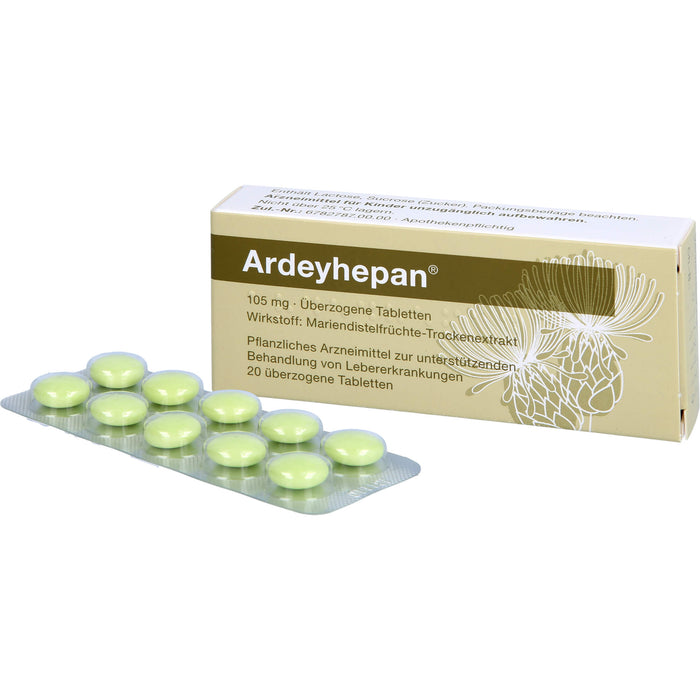 Ardeyhepan überzogene Tabletten, 20 pc Tablettes