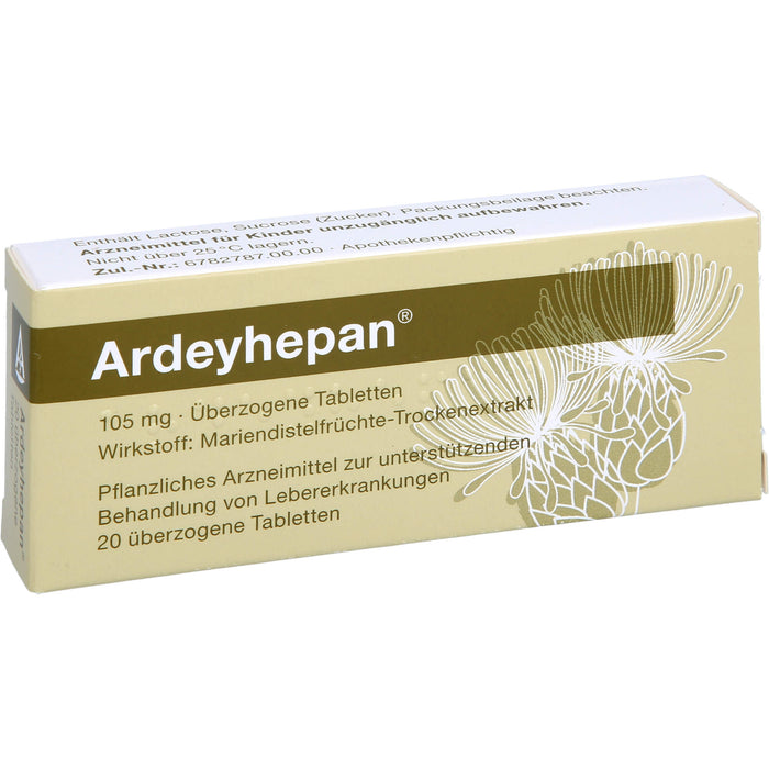 Ardeyhepan überzogene Tabletten, 20 pcs. Tablets