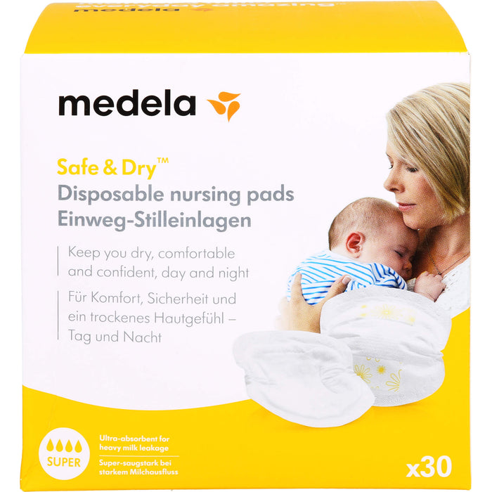 medela Safe & Dry Einweg-Stilleinlagen, 30 pc Dépôts