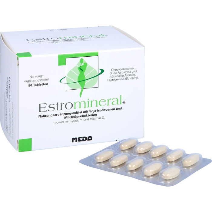 Estromineral Tabletten für Wohlgefühl und Vitalität in den Wechseljahren, 90 pcs. Tablets