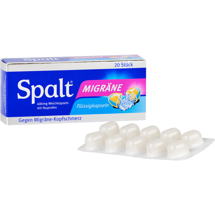 Spalt Migräne Flüssigkapseln, 20 pcs. Capsules