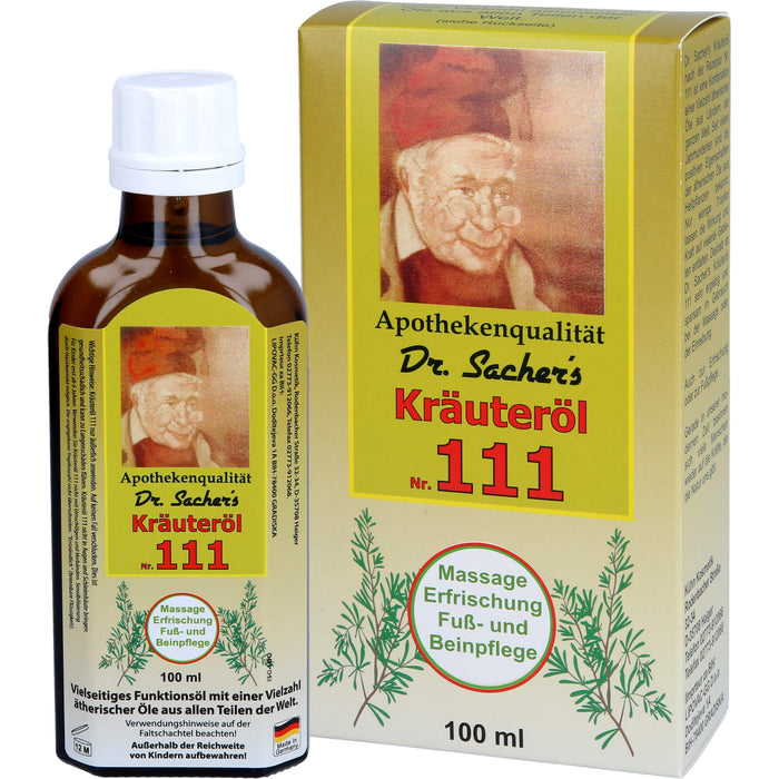 Dr. Sacher´s Kräuteröl Nr. 111 Ölmischung, 100 ml Lösung