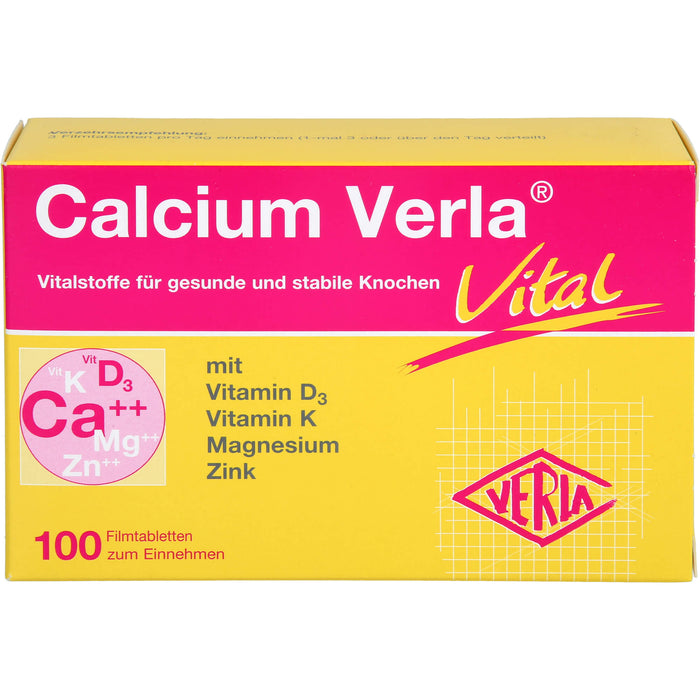 Calcium Verla vital Filmtabletten, 100 pcs. Tablets