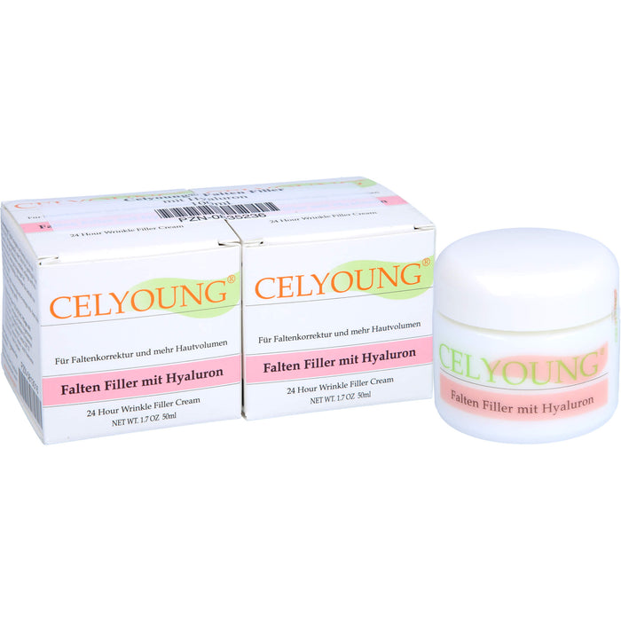 CELYOUNG Faltenfiller mit Hyaluron, 100 ml Crème