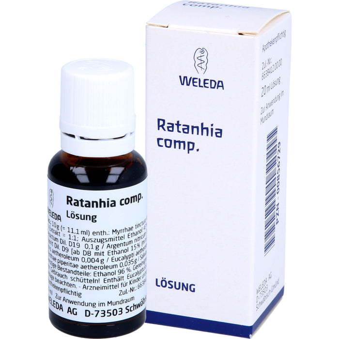 Ratanhia comp. äusserlich Weleda Lösung, 20 ml LOE