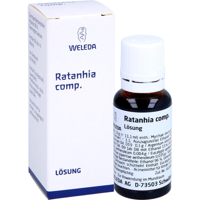 Ratanhia comp. äusserlich Weleda Lösung, 20 ml LOE