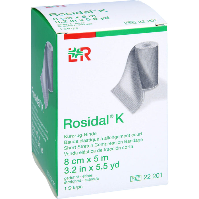 Rosidal K Kurzzug-Binde 8 cm x 5 m, 1 St. Binde