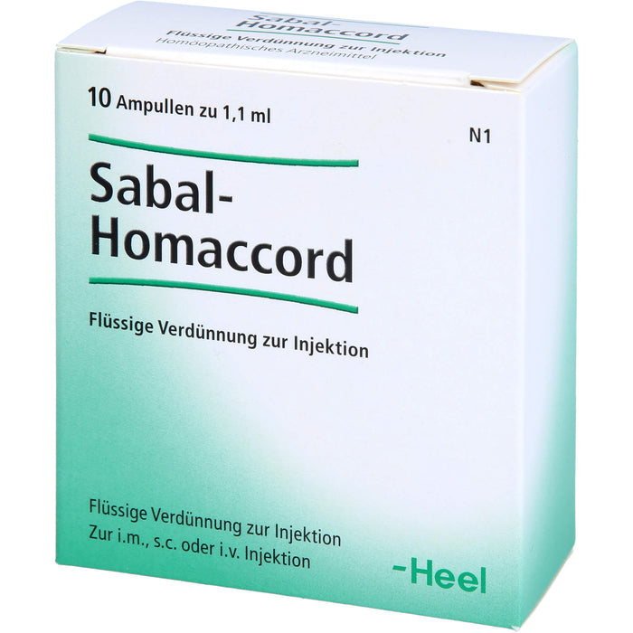 Heel Sabal-Homaccord Ampullen, 10 pcs. Ampoules