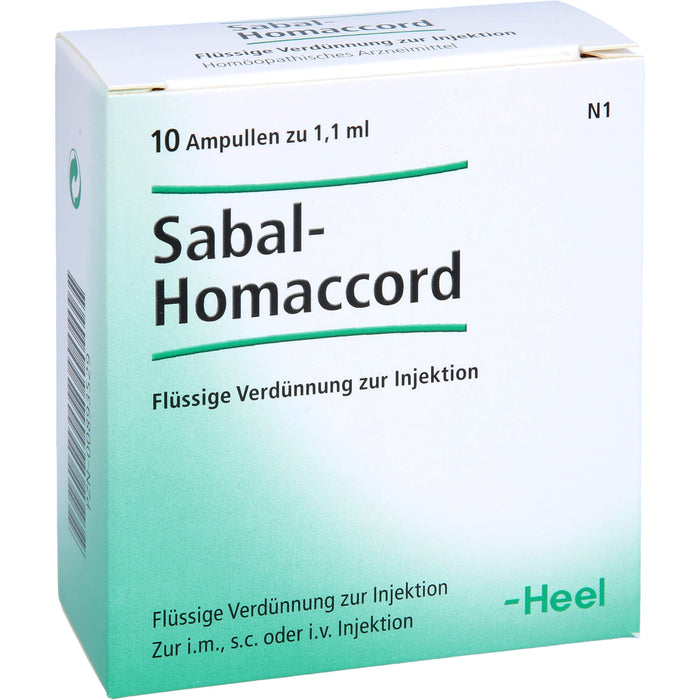 Heel Sabal-Homaccord Ampullen, 10 pcs. Ampoules