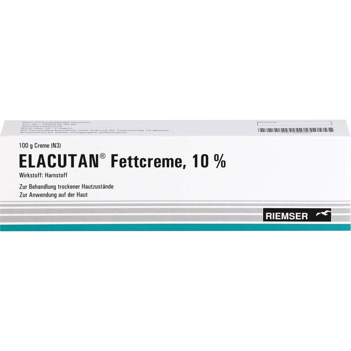 ELACUTAN Fettcreme 10% zur Behandlung trockener Hautzustände, 100 g Crème