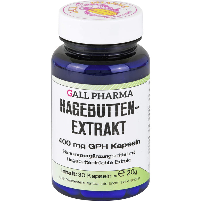 GALL PHARMA Hagebuttenextrakt 400 mg GPH Kapseln, 30 pc Capsules