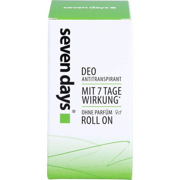 seven days Das Antitranspirant Roller, 50 ml Roll-On