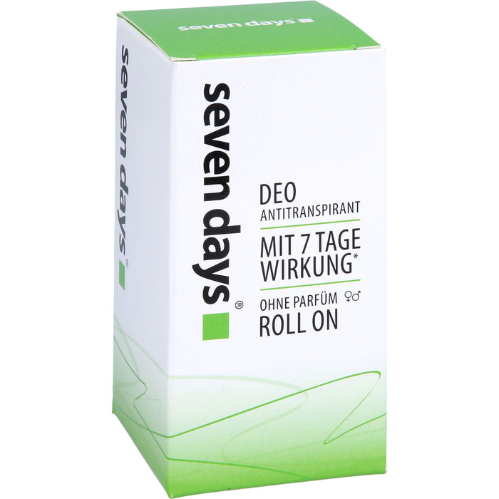 seven days Das Antitranspirant Roller, 50 ml Roll-On