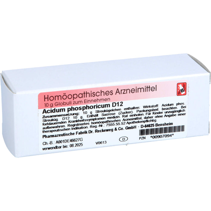 Acidum phosphoricum D12 Reckeweg Glob., 10 g GLO