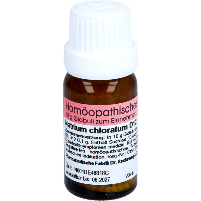 DR. RECKEWEG & CO Natrium chloratum D 12 Globuli, 10 g Globules