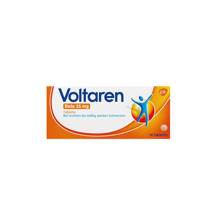 Voltaren Dolo 25 mg Tabletten, 10 St. Tabletten