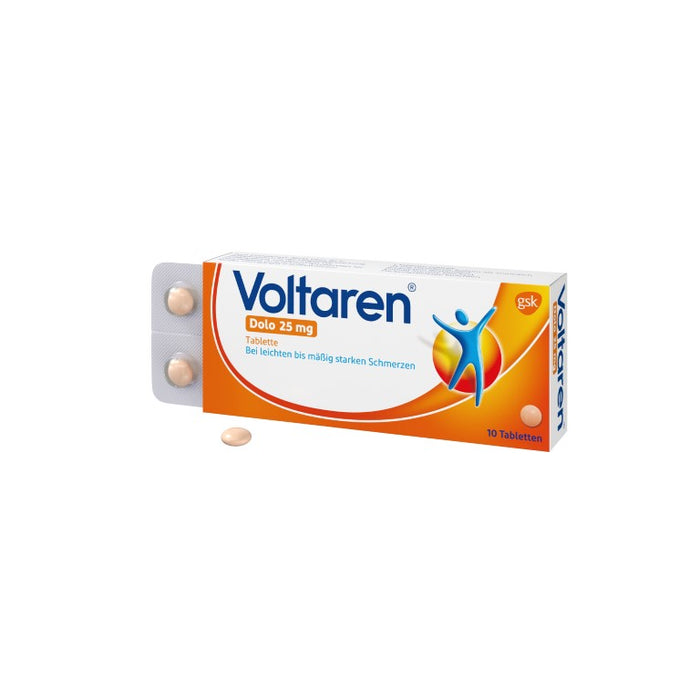 Voltaren Dolo 25 mg Tabletten, 10 pcs. Tablets