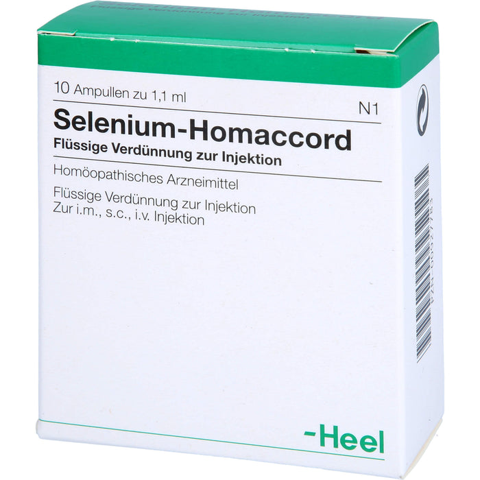 Selenium-Homaccord Inj.-Lsg., 10 St. Ampullen