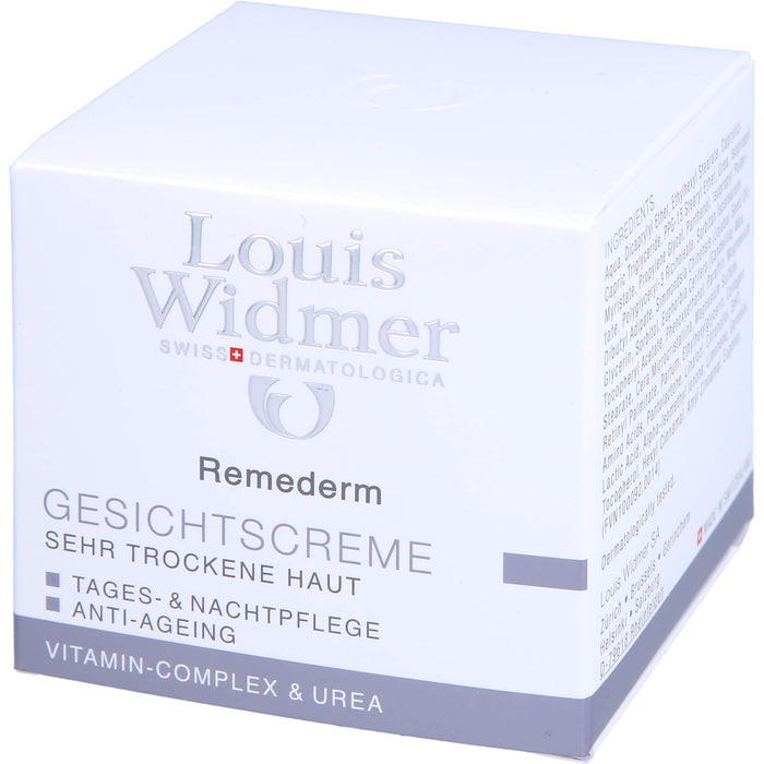 Louis Widmer Remederm Gesichtscreme Tages- und Nachtpflege, 50 ml Creme