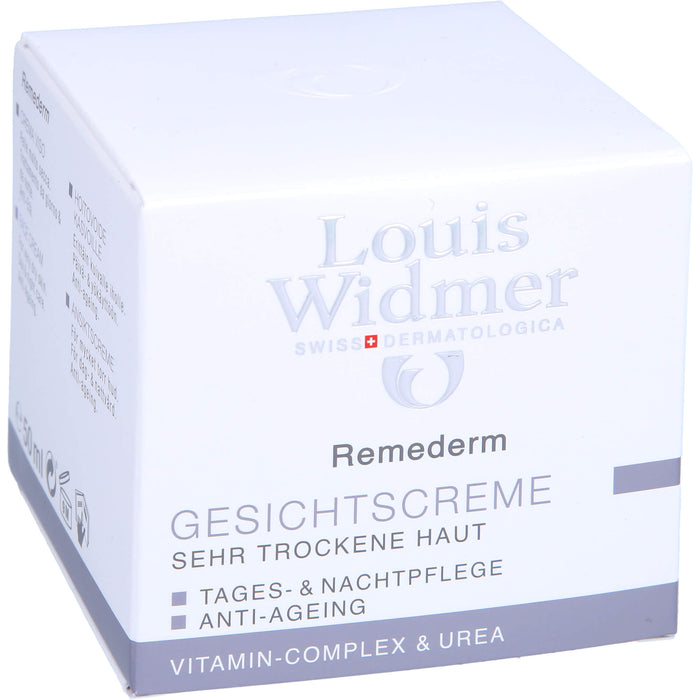 Louis Widmer Remederm Gesichtscreme Tages- und Nachtpflege, 50 ml Creme