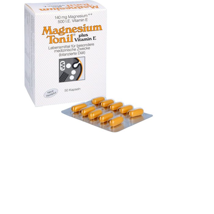 Magnesium Tonil plus Vitamin E Kapseln, 50 St. Kapseln