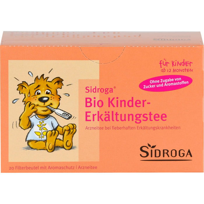 Sidroga Bio Kinder Erkältungstee, 20 St. Filterbeutel