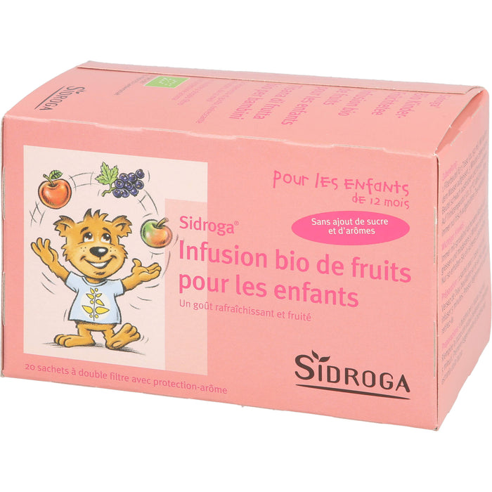 Sidroga Bio Kinder-Früchtetee, 20 pc Sac filtrant