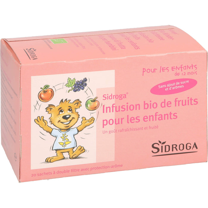 Sidroga Bio Kinder-Früchtetee, 20 pc Sac filtrant