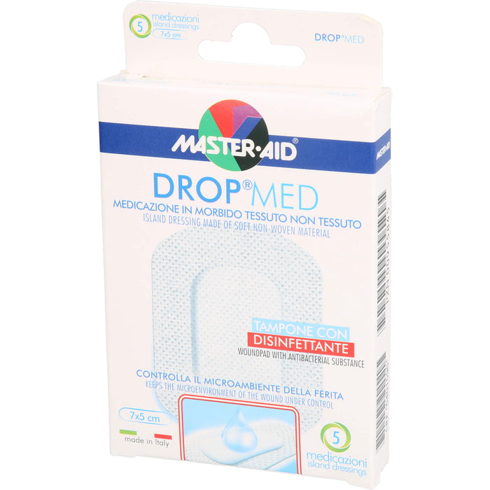 DROP med 7 x 5 cm steriler Wundverband, 5 pcs. Wound dressings