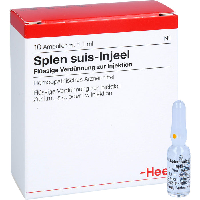 Splen suis-Injeel Inj.-Lsg., 10 St. Ampullen