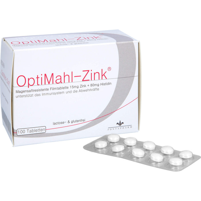 OptiMahl-Zink 15mg, 100 St TAB