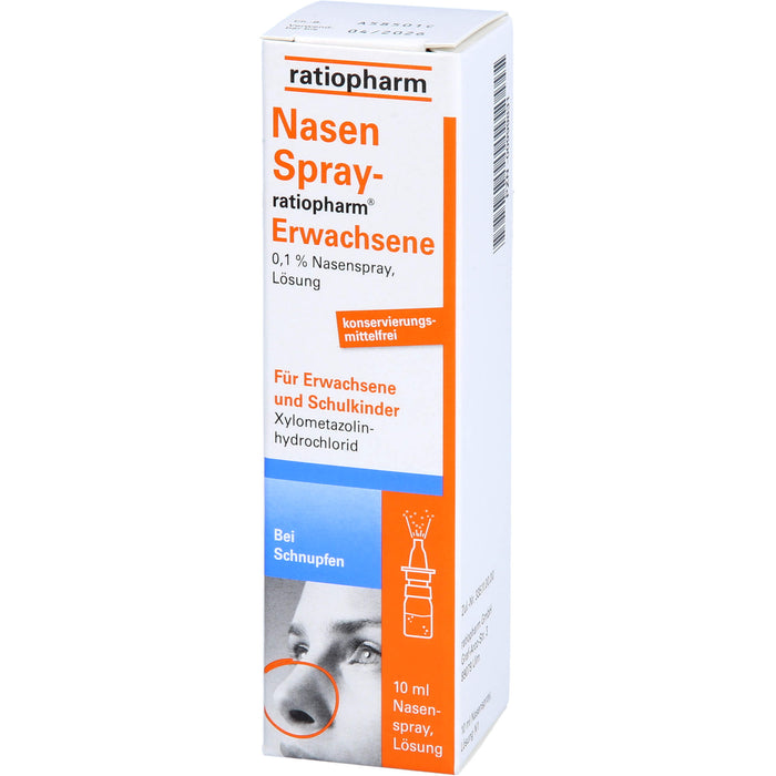 NasenSpray-ratiopharm Erwachsene, 10 ml Lösung