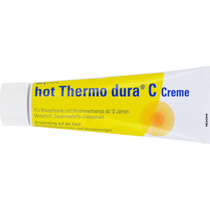 hot Thermo dura C Creme bei Muskelschmerzen und Verspannungen, 100 g Cream