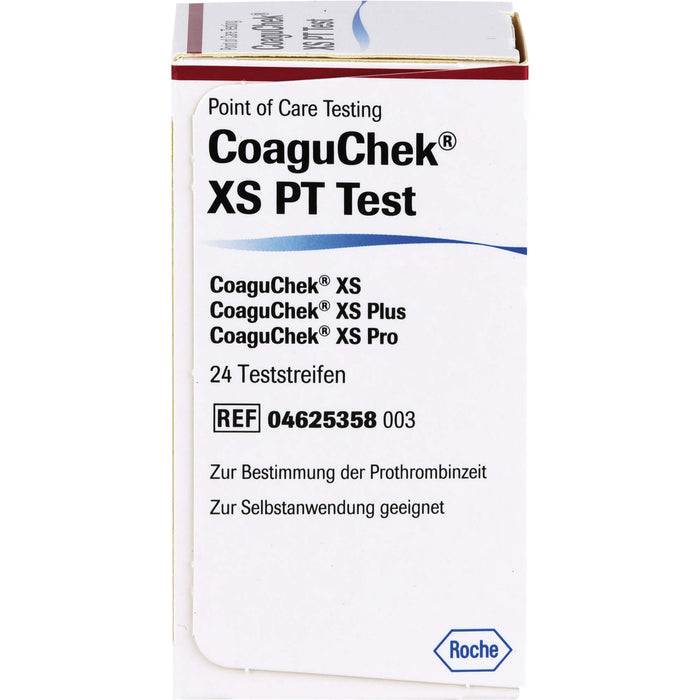 CoaguChek XS PT Teststreifen, 24 pc Bandelettes réactives