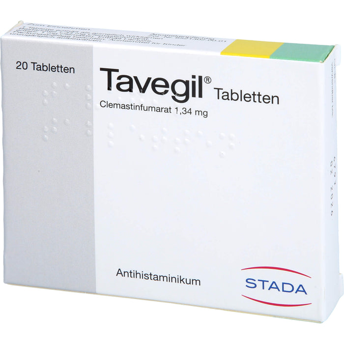 Tavegil Tabletten Antihistaminikum, 20 pc Tablettes