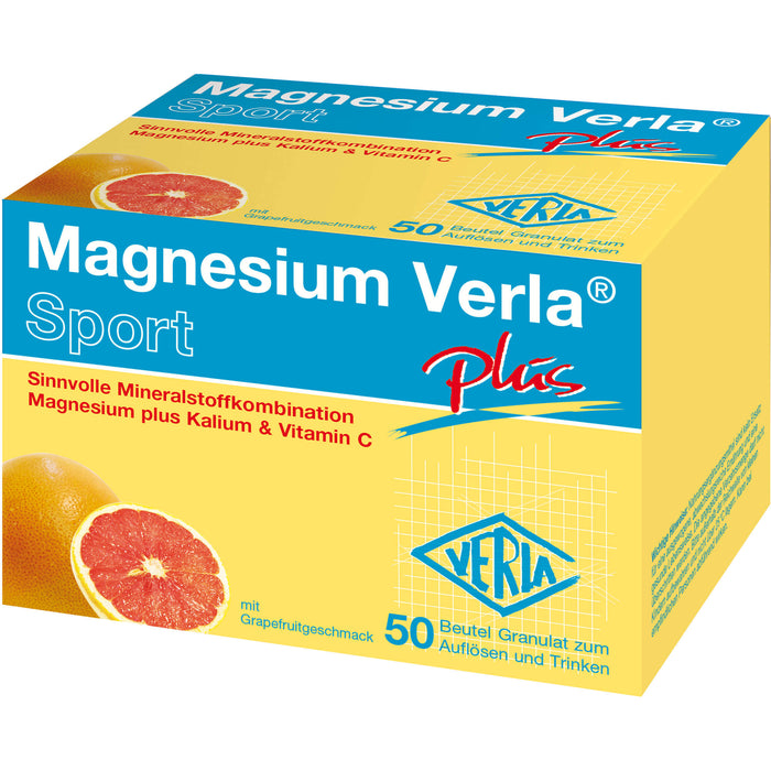 Magnesium Verla plus Sport Granulat, 50 pc Sachets