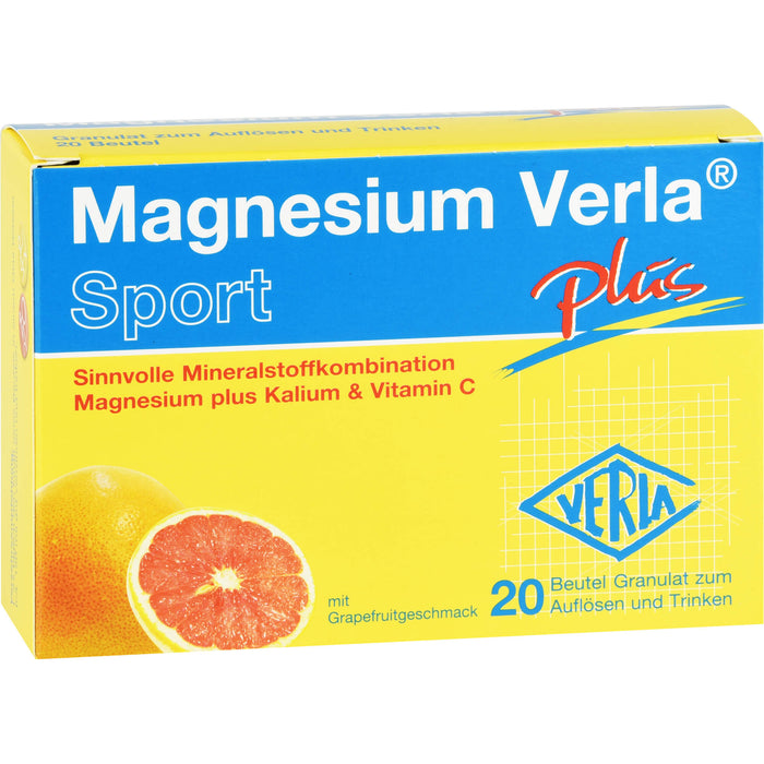 Magnesium Verla plus Sport Granulat, 20 pc Sachets