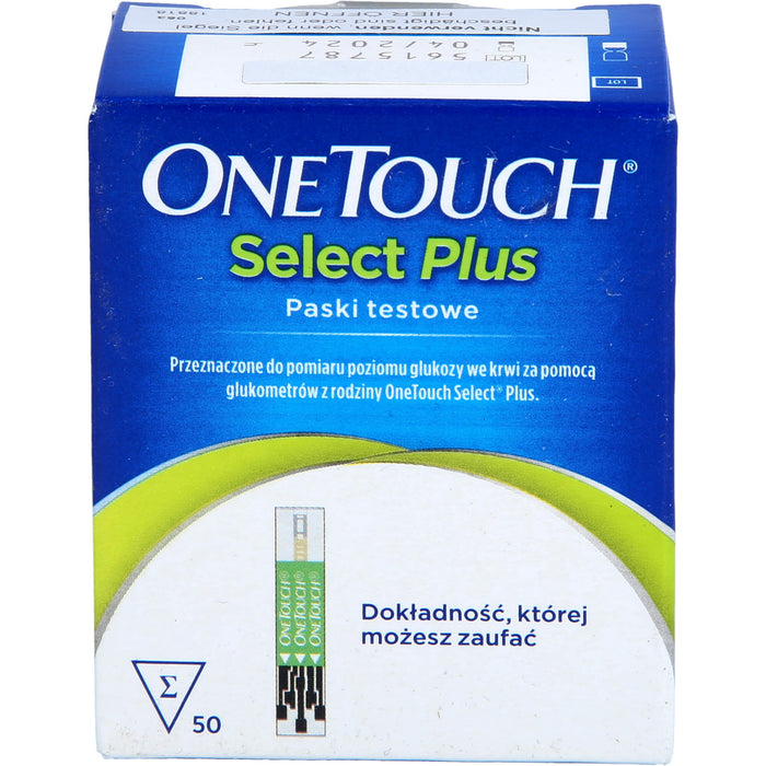 One Touch Select Plus Blutzuckerteststreifen Reimport EurimPharm, 50 St. Teststreifen