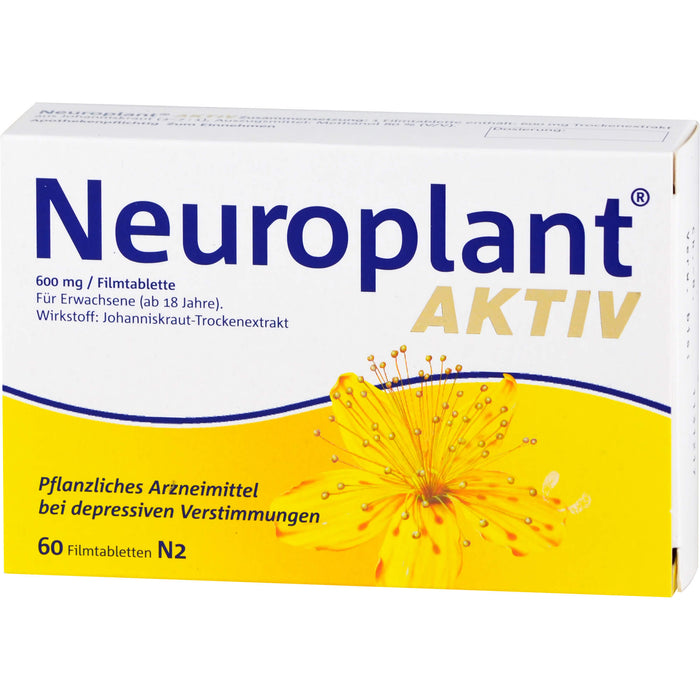 Neuroplant aktiv Filmtabletten bei depressiven Verstimmungen, 60 pc Tablettes