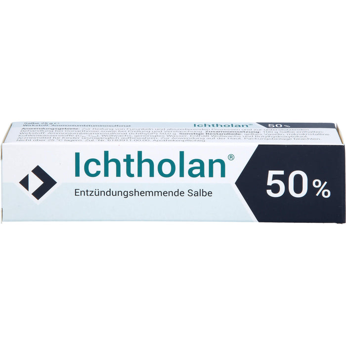 ICHTHOLAN 50 % entzündungshemmende Salbe, 25 g Ointment