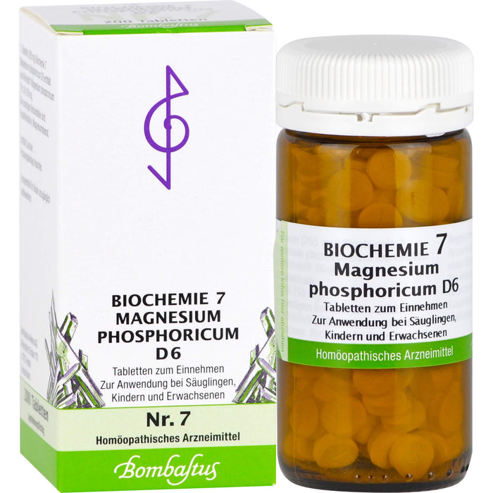 Biochemie 7 Magnesium phosphoricum Bombastus D6 Tbl., 200 pcs. Tablets