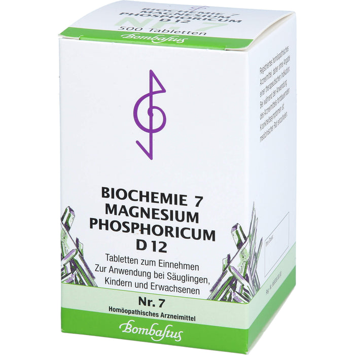 Biochemie 7 Magnesium phosphoricum Bombastus D12 Tbl., 500 St. Tabletten