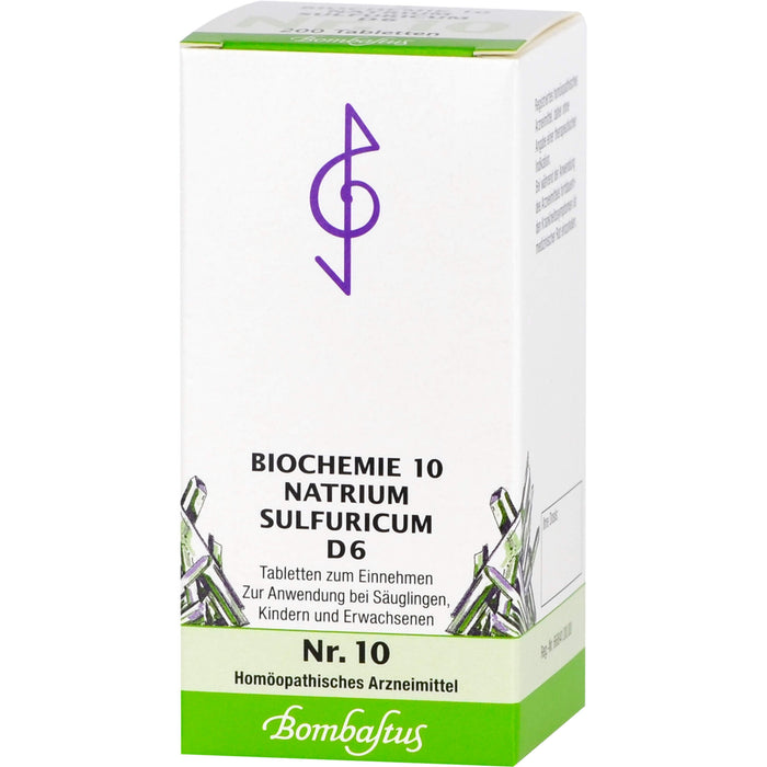 Biochemie 10 Natrium sulfuricum Bombastus D6 Tbl., 200 St TAB