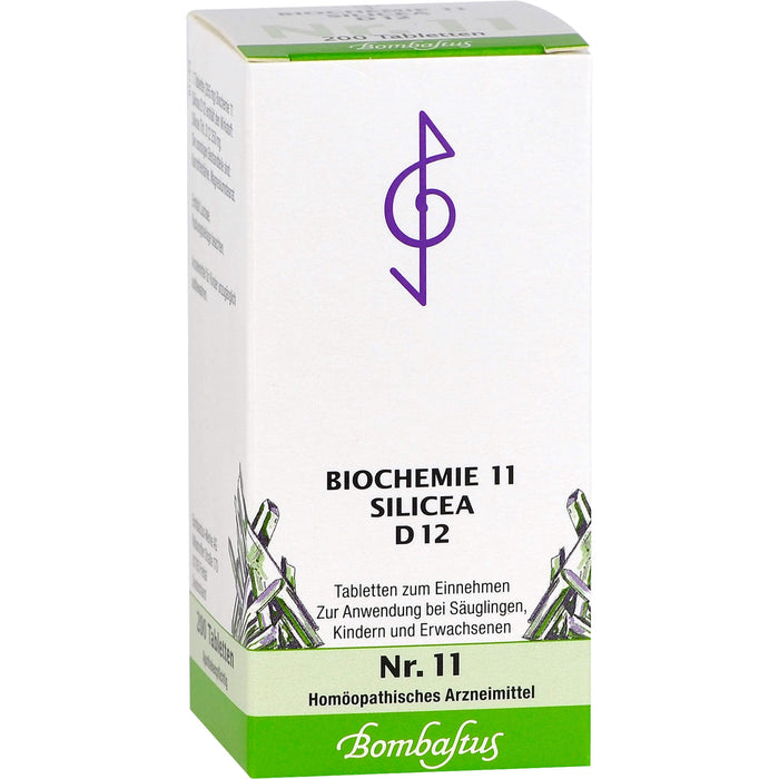 Biochemie 11 Silicea Bombastus D12 Tbl., 200 St TAB